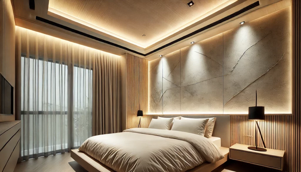 Bedroom With Highlight Architectural Details - 06