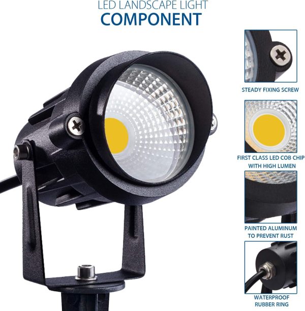 COB LED Spotlights Waterproof Garden Lights 2