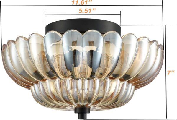 Decorative Ceiling Light Fixture with Classic Design size