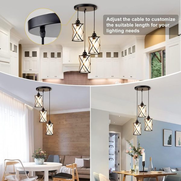 Light Fixture Mini Chandelier Crystal Ceiling Light Modern Flush Mount 2