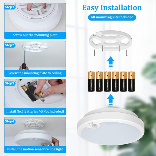 Motion Sensor Light Convenient Automatic Illumination 5