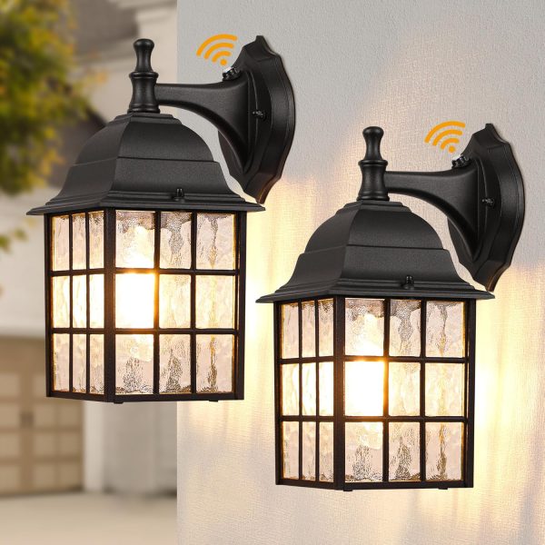 Waterproof Exterior Light Fixtures with Dusk to Dawn Sensor