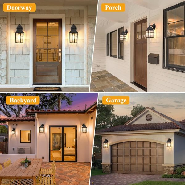 Waterproof Exterior Light Fixtures with Dusk to Dawn Sensor places